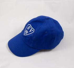 Fan-Cap royalblau (auch in weiß verfügbar)