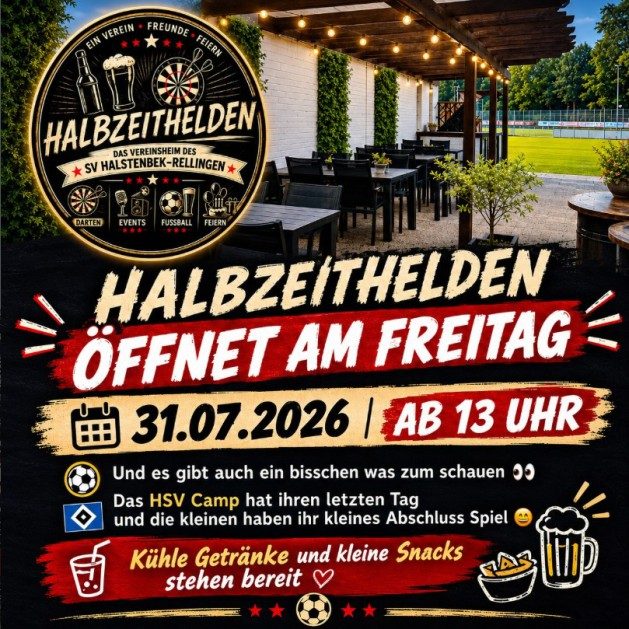 Neu im Vereinsheim: Halbzeithelden
